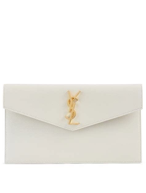 ysl pouch white|uptown YSL pouch.